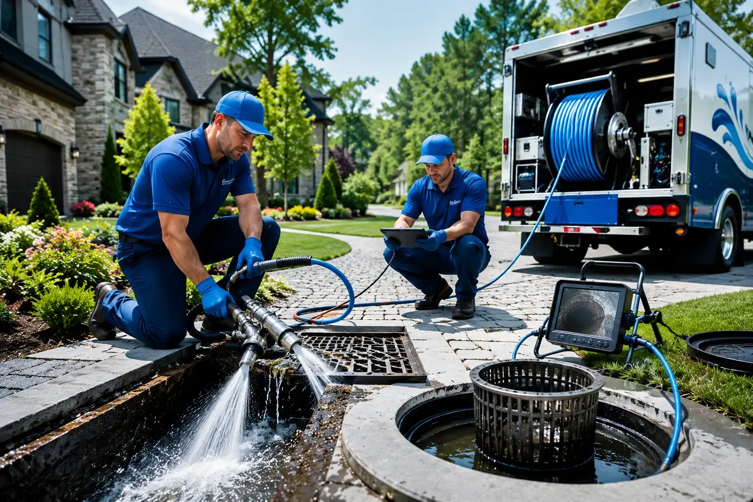 Local outdoor drain cleaning professionals in Clay, KY